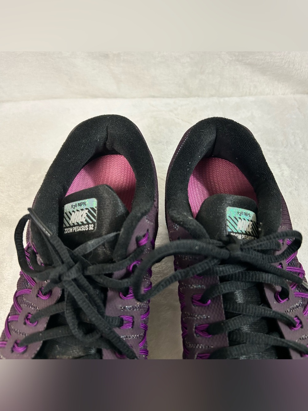 Nike Air Zoom Pegasus 32 Women's Sneakers Size 9 Purple Running Athletic - Picture 7 of 9